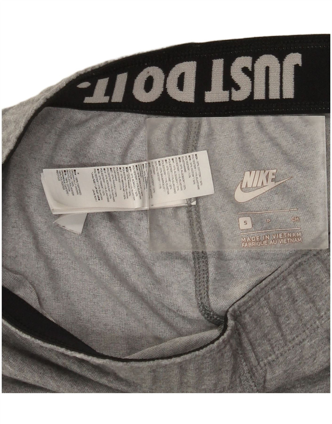 Damskie legginsy Nike Graphic UK 8, małe, szare, bawełniane w cętki