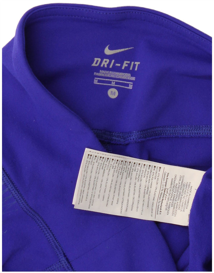 Damskie legginsy NIKE Dri Fit UK 14, średni fiolet, nylon