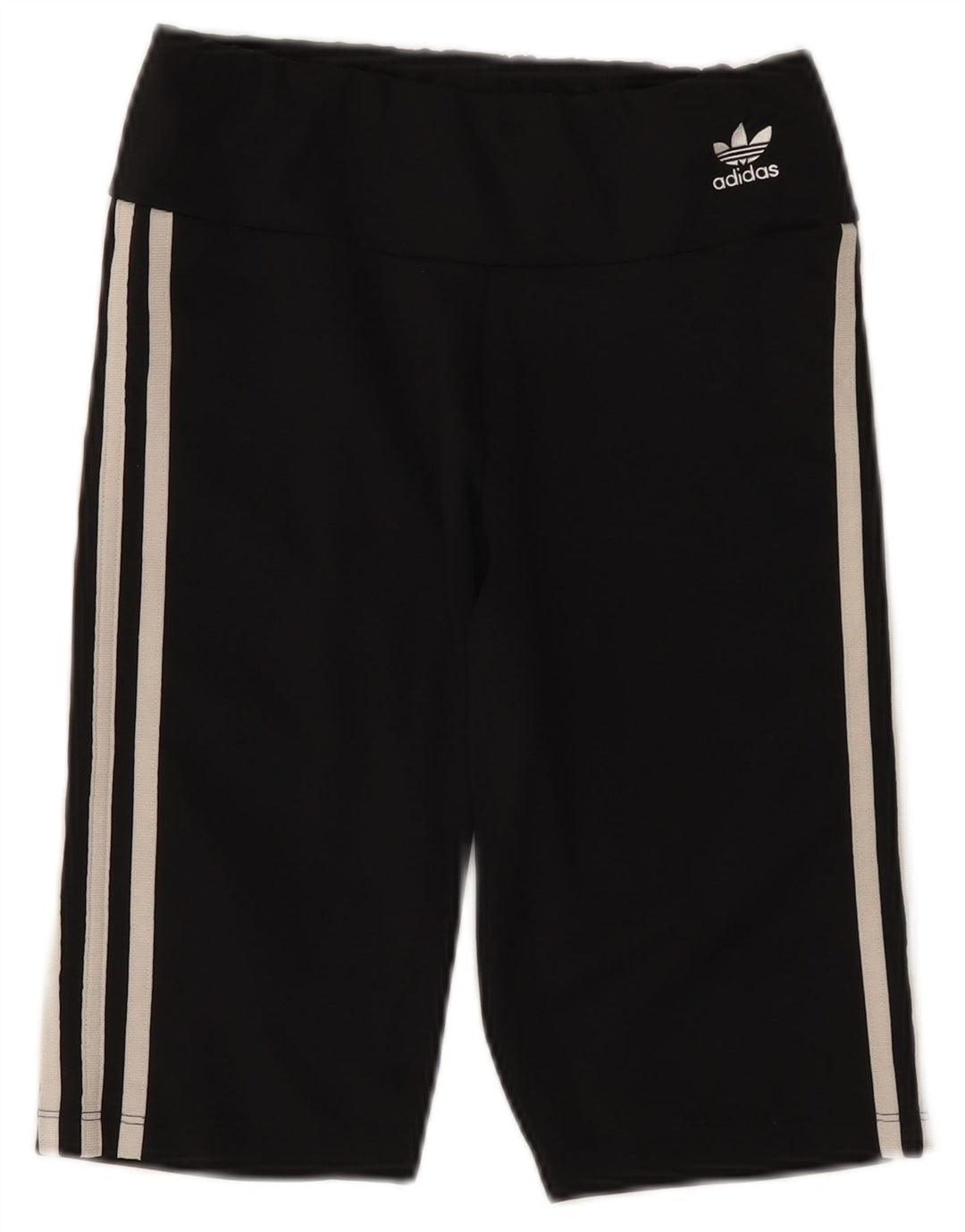 Damskie spodenki sportowe Adidas UK 10, małe, czarne, poliestrowe