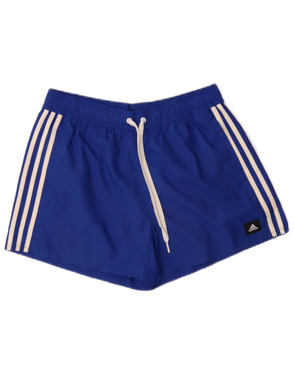 Damskie spodenki sportowe Adidas UK 12 Średni granatowy poliester