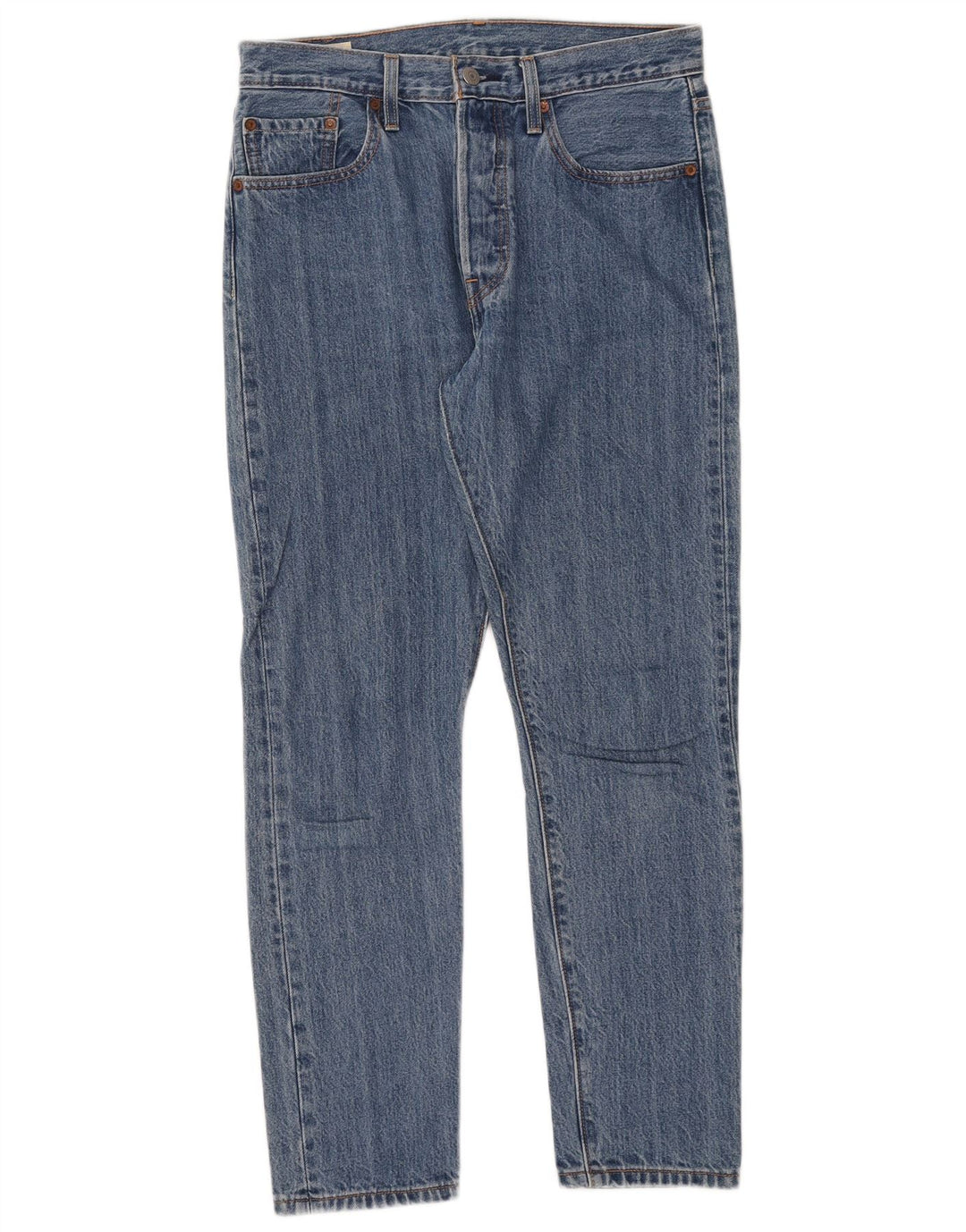 Męskie dżinsy Levi's 501 Straight W28 L28 Niebieskie bawełniane