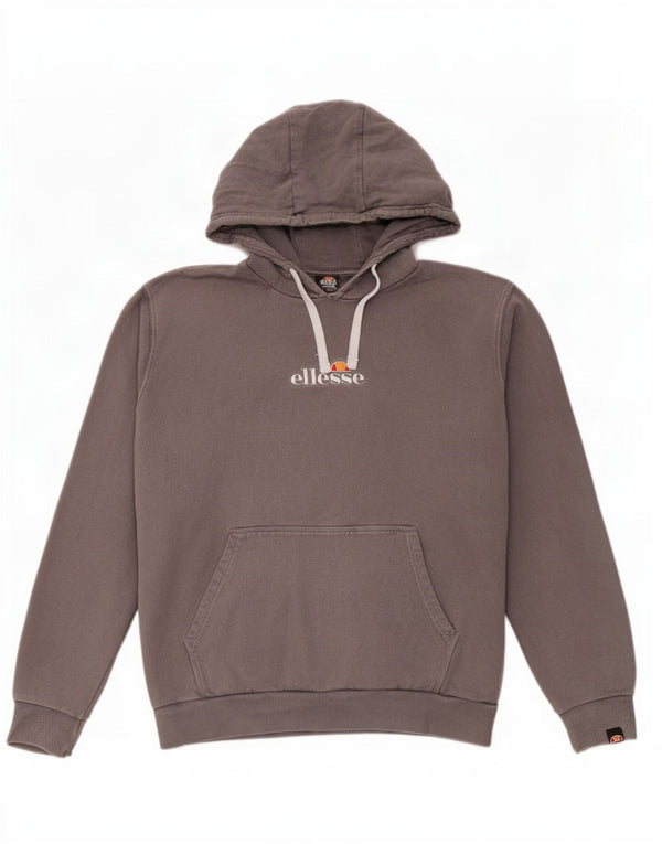 Damski sweter z kapturem Ellesse UK 14, średnioszary, bawełniany