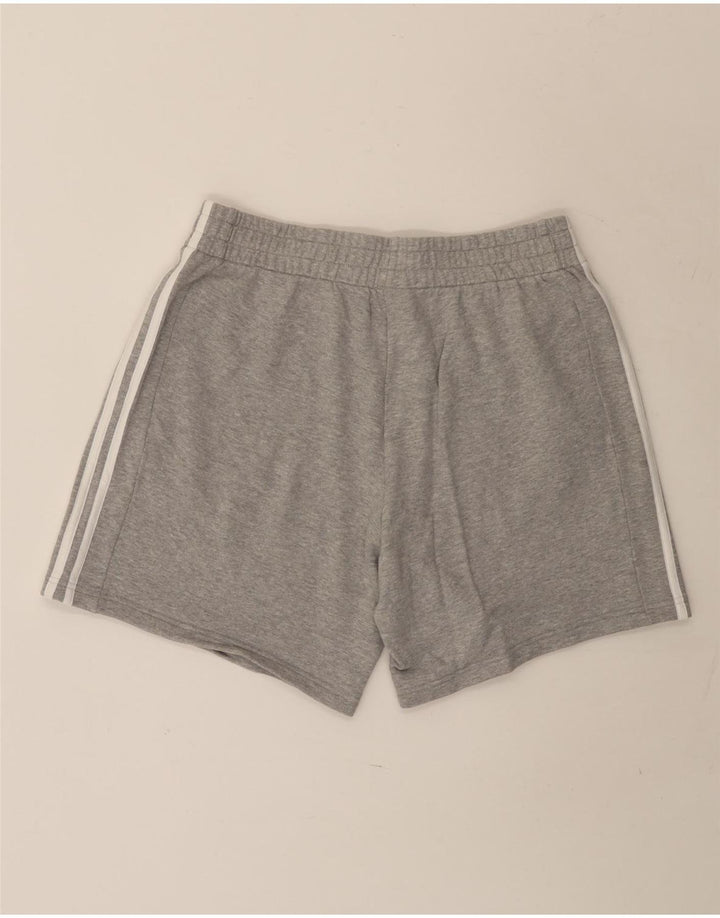 Męskie spodenki sportowe Adidas, duże, szare, z bawełny w plamki