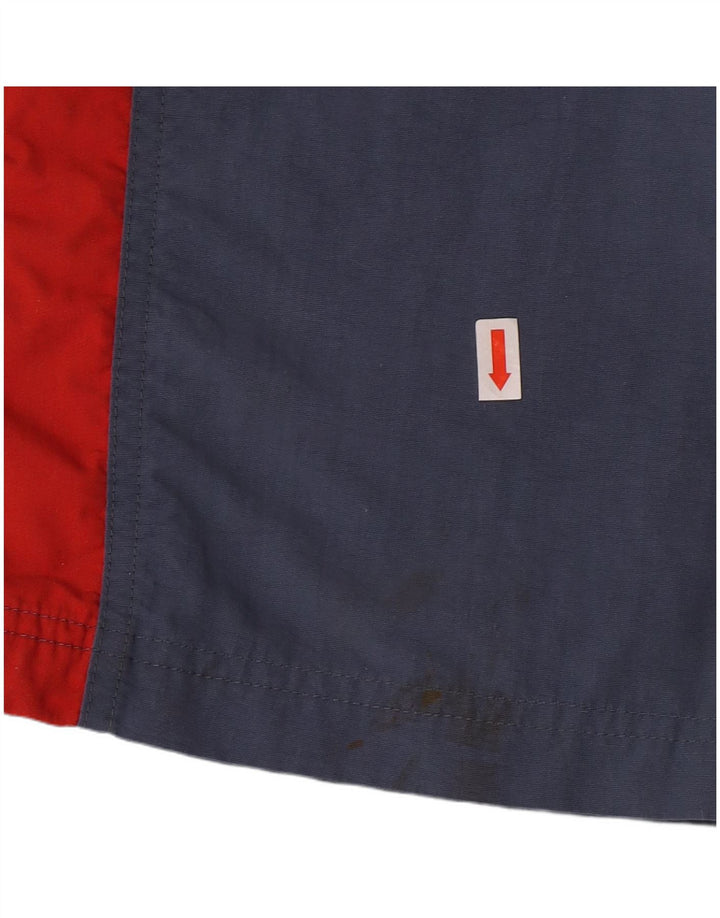 Chłopięce spodenki cargo Adidas 13-14 lat W30 Niebieski poliamid z blokami kolorów