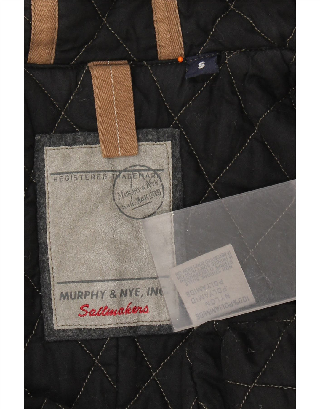 Damska kurtka parka oversize Murphy & Nye UK 10, mała, czarna, poliamidowa