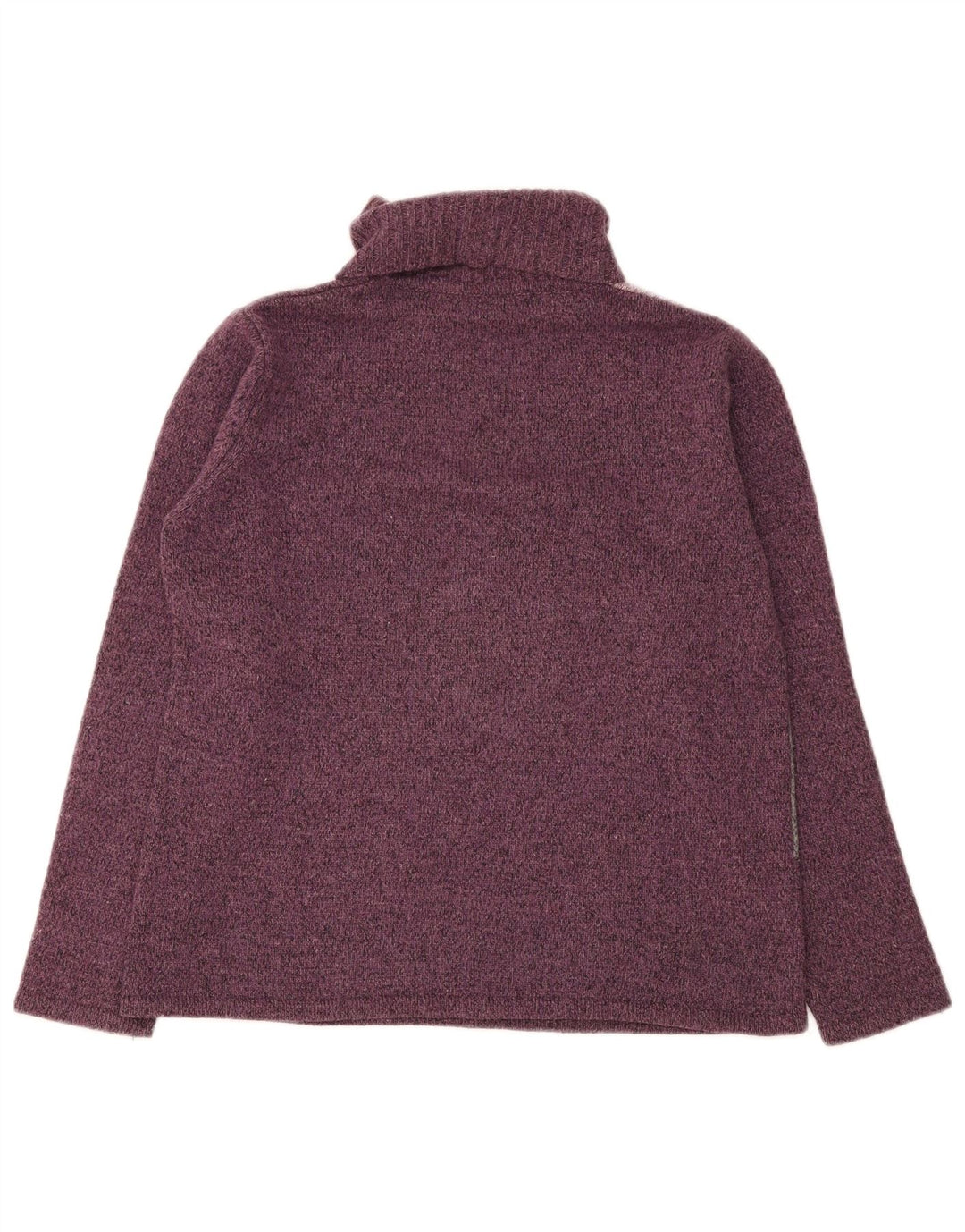 Damski sweter z golfem Essentials UK 14/16, duży fioletowy
