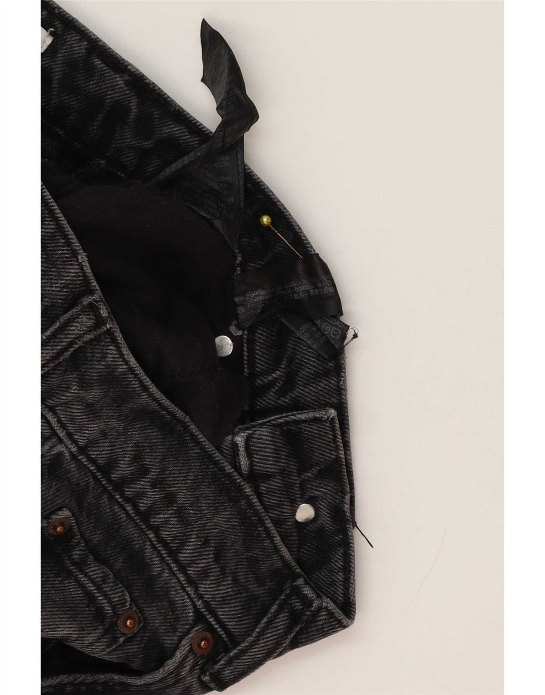 Damskie proste dżinsy Zara EU 36 Small W26 L33 Szara bawełna