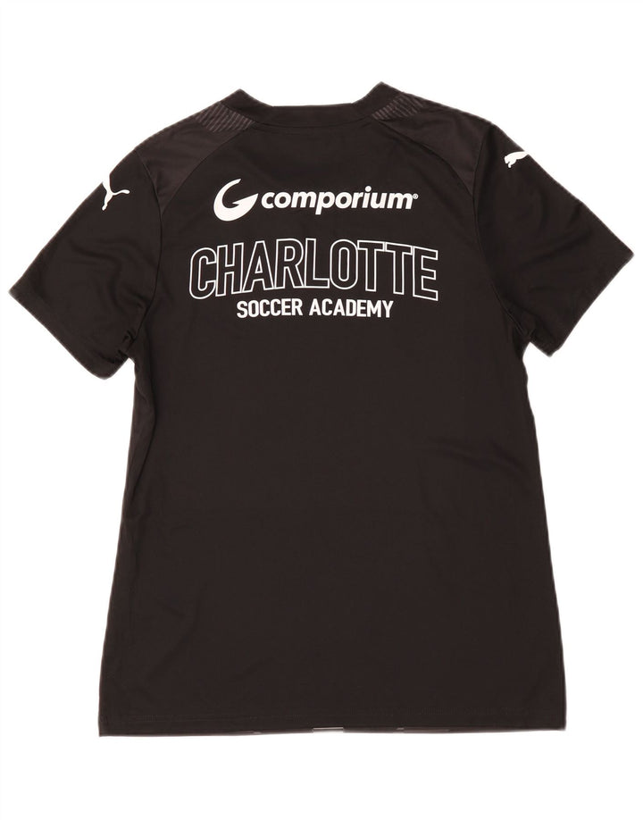 Męski T-shirt Puma Carolina z grafiką, średni czarny geometryczny