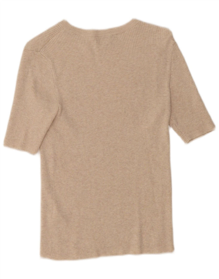 T-shirt damski Marks & Spencer Top UK 12 Średni Beż Wiskoza