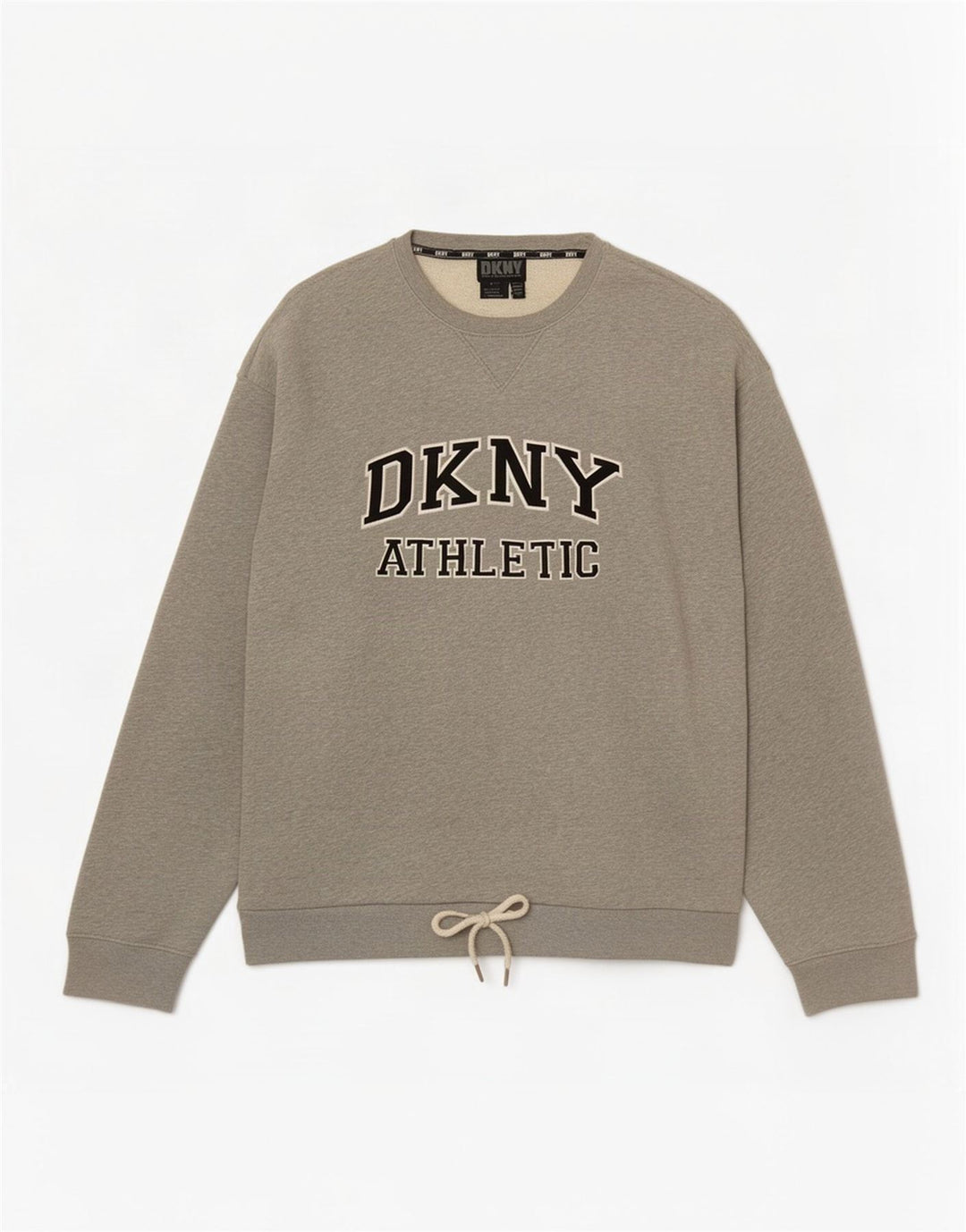 Męska bluza z grafiką Dkny, duża, szara bawełna