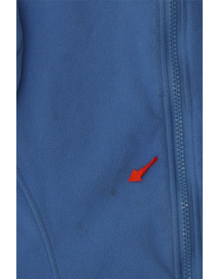 Damska kurtka polarowa The North Face UK 16, duża, niebieska, poliestrowa