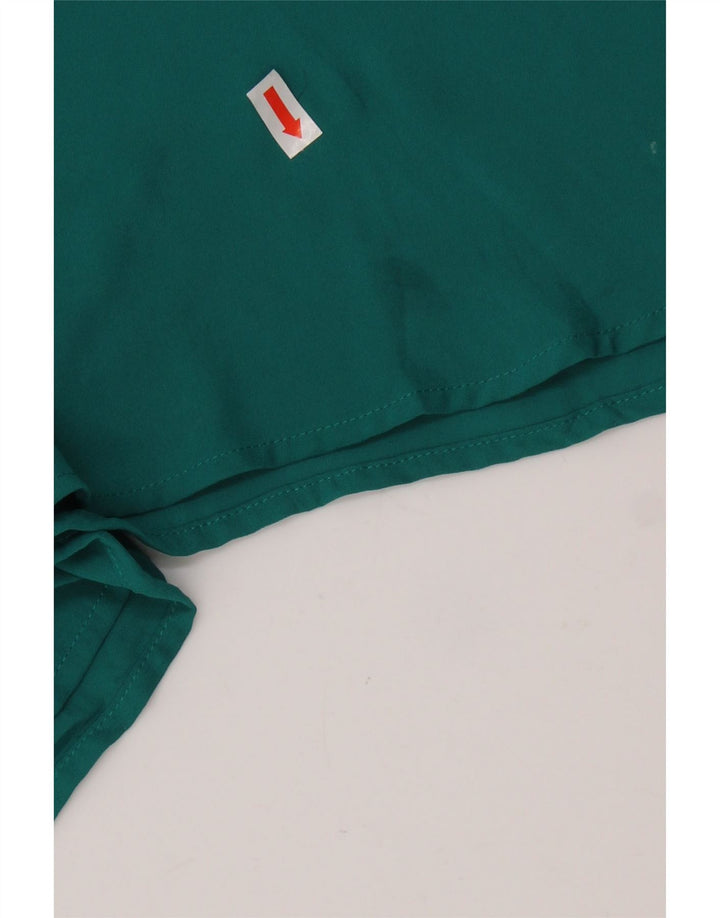 Damska bluzka J. Crew UK 16, duża, zielona, poliester