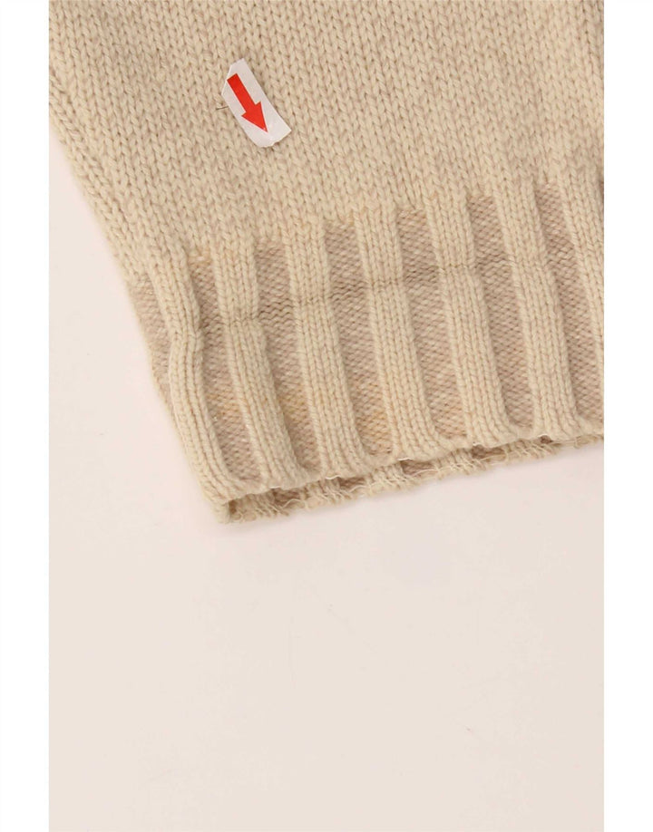 Męski sweter rozpinany Kappa XL, beżowa bawełna