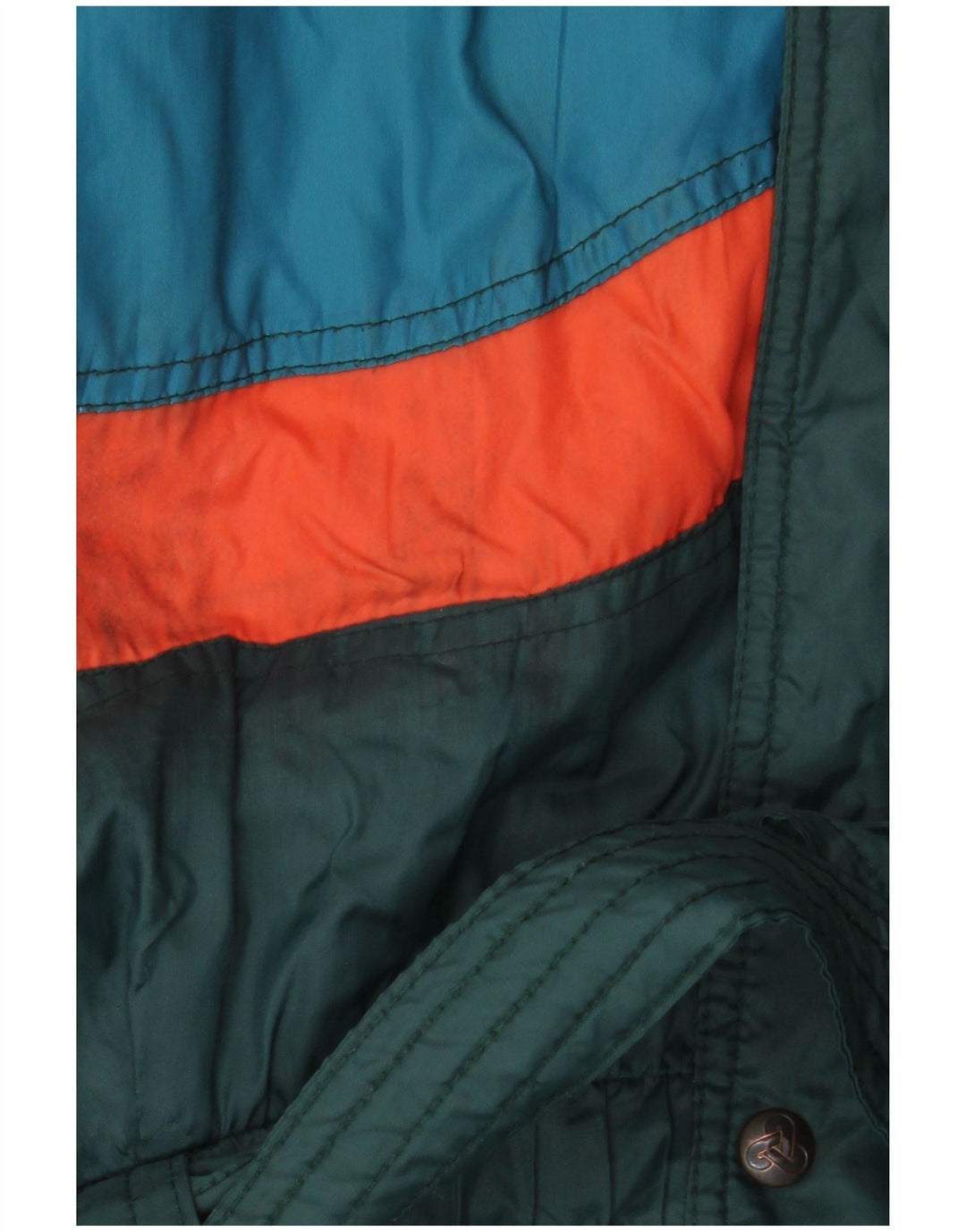 Męski kombinezon narciarski z kapturem Brugi IT 52 XL Zielony poliamid w blokach kolorów