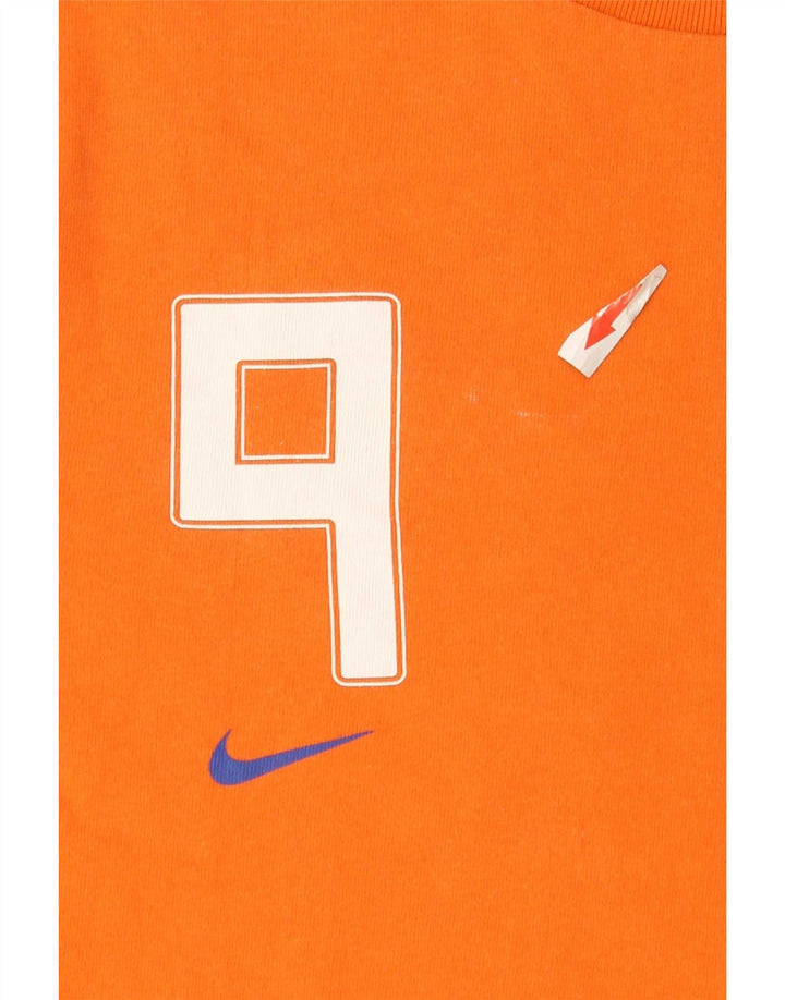 Męska koszulka z grafiką Nike KNVB, średnia, pomarańczowa bawełna