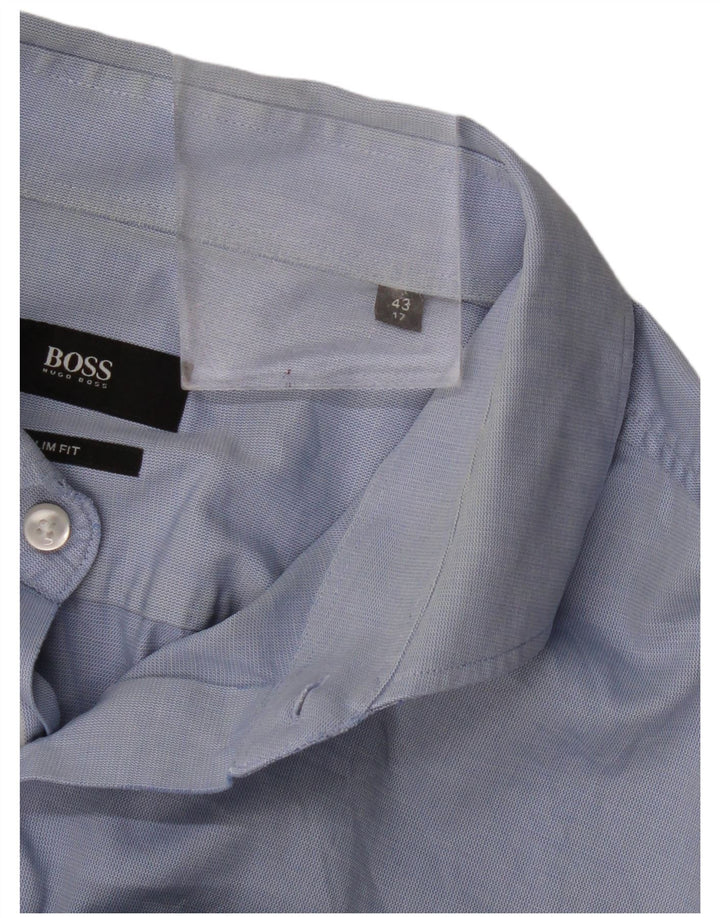 Koszula męska Hugo Boss Slim Fit, rozmiar 43 17 XL, niebieska