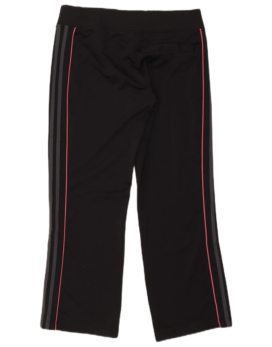 Damskie spodnie dresowe Adidas UK 14, duże, czarne, poliestrowe