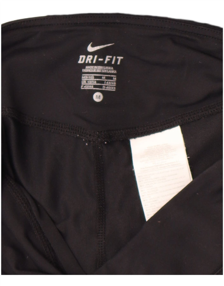 Damskie legginsy Nike Capri UK 12/14 Średni czarny nylon