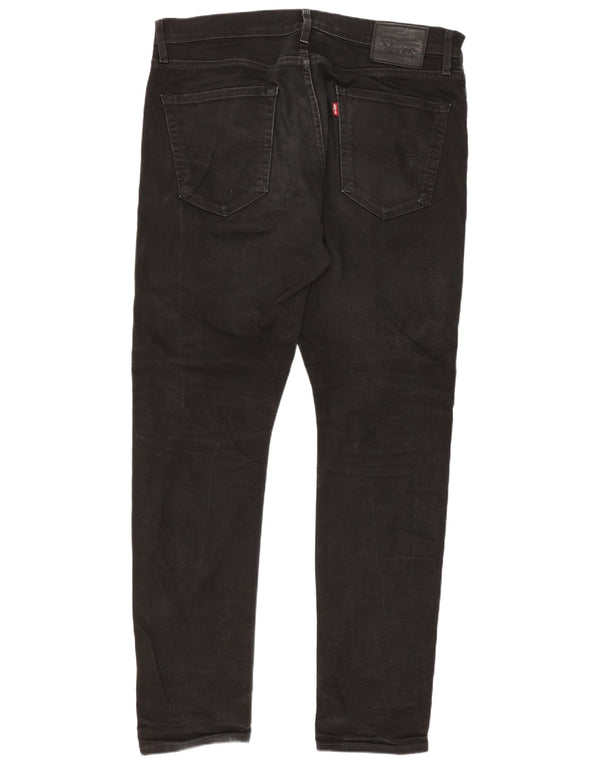 Męskie jeansy Levi's 512 Tapered W36 L32 Czarna bawełna