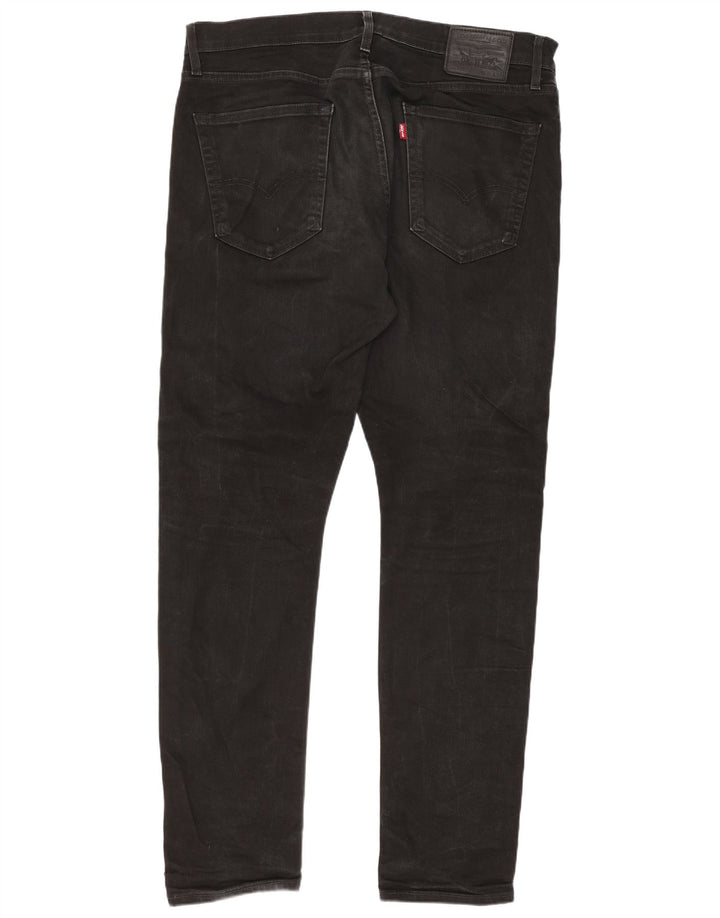 Męskie jeansy Levi's 512 Tapered W36 L32 Czarna bawełna
