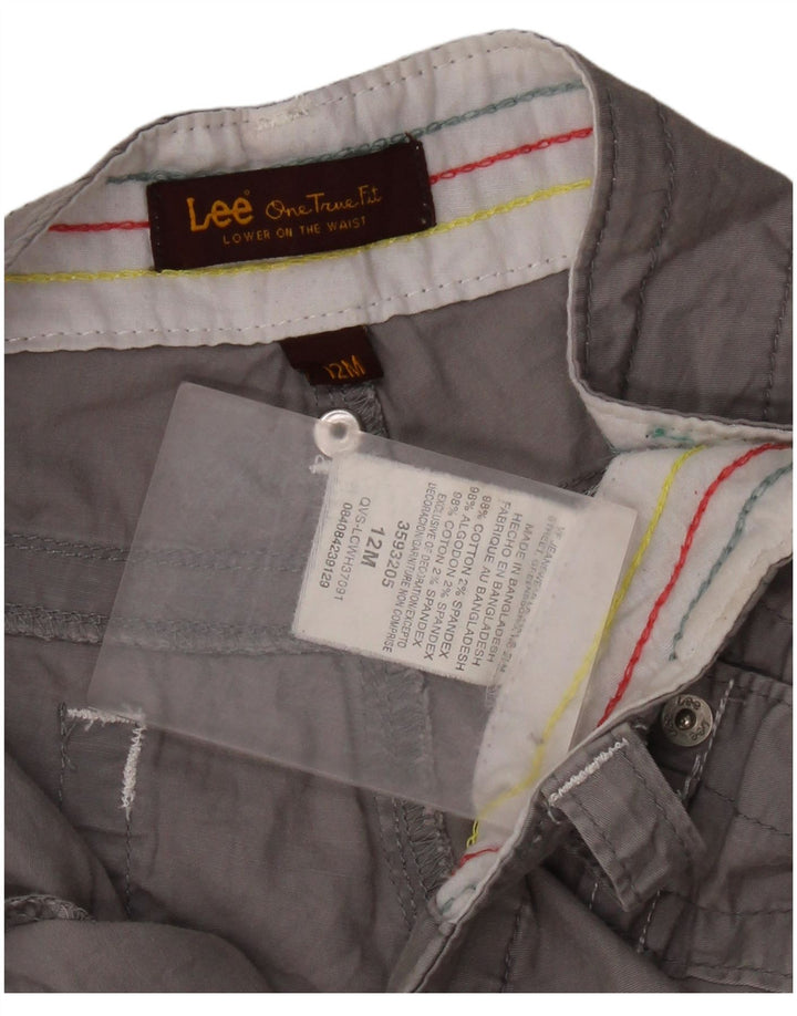 Damskie szorty LEE US 12 Large W34, szara bawełna