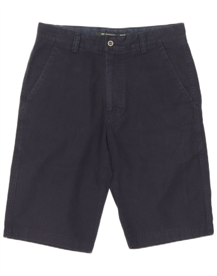 Męskie spodenki chino Dockers Slim Fit W30 średni granat