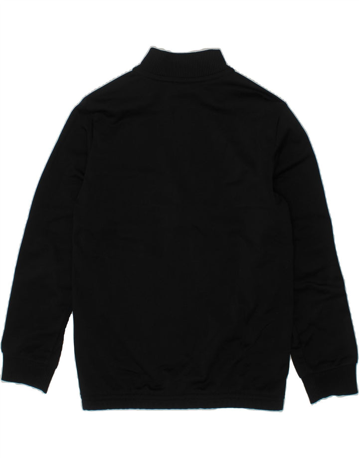 ADIDAS Boys Tracksuit Top Jacket 7-8 Years XS Black Colourblock Polyester Vintage Adidas and Second-Hand Adidas from Messina Hembry 