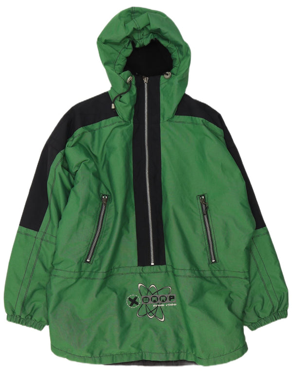 Męska kurtka Anorak z kapturem w stylu vintage, UK 42 XL, kolor zielony