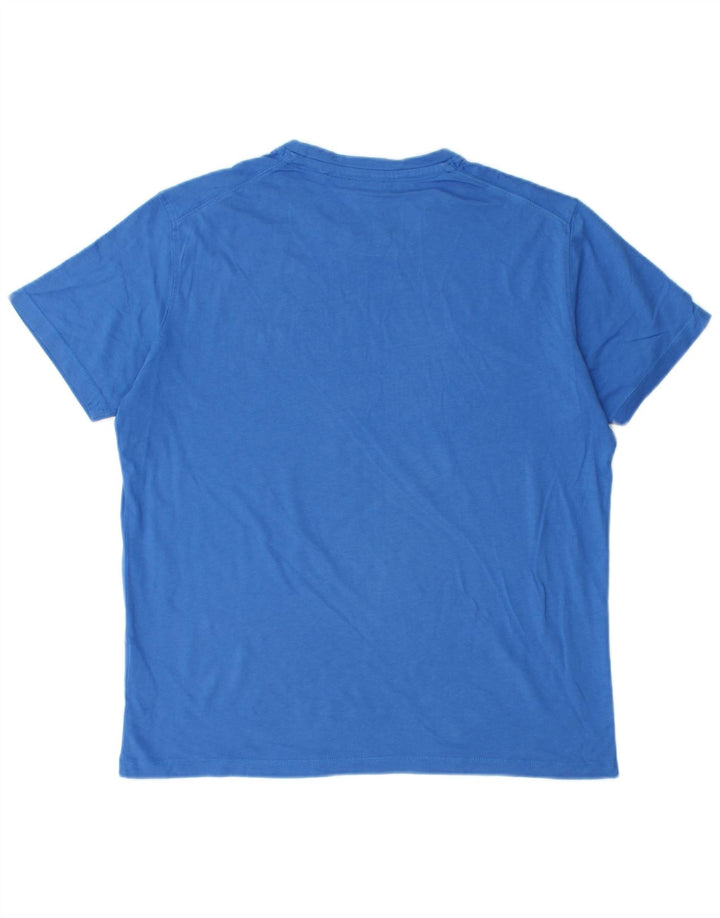 US Polo Assn. T-shirt męski, bawełniany, średni niebieski