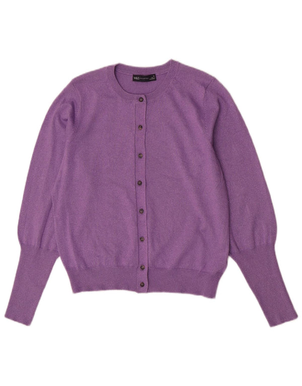 Sweter damski Marks & Spencer UK 12, średni fiolet, wiskoza