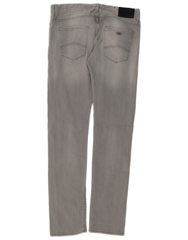 Armani Exchange Męskie jeansy slim W30 L32 Szara bawełna