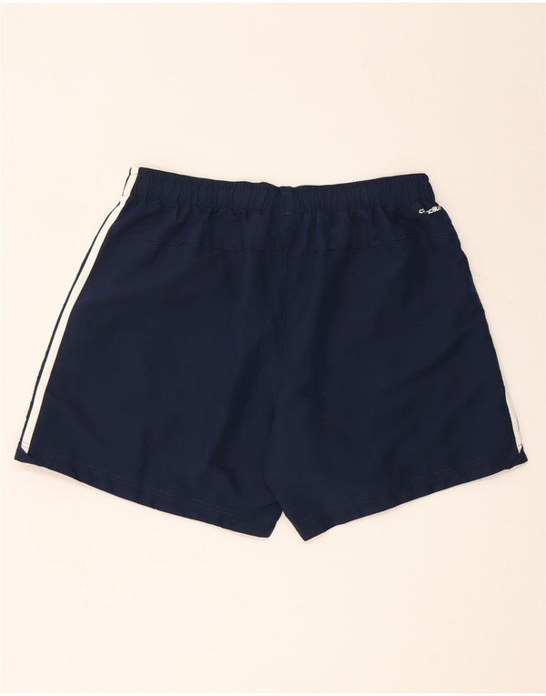 Męskie spodenki sportowe Adidas Climalite XL granatowe, poliestrowe