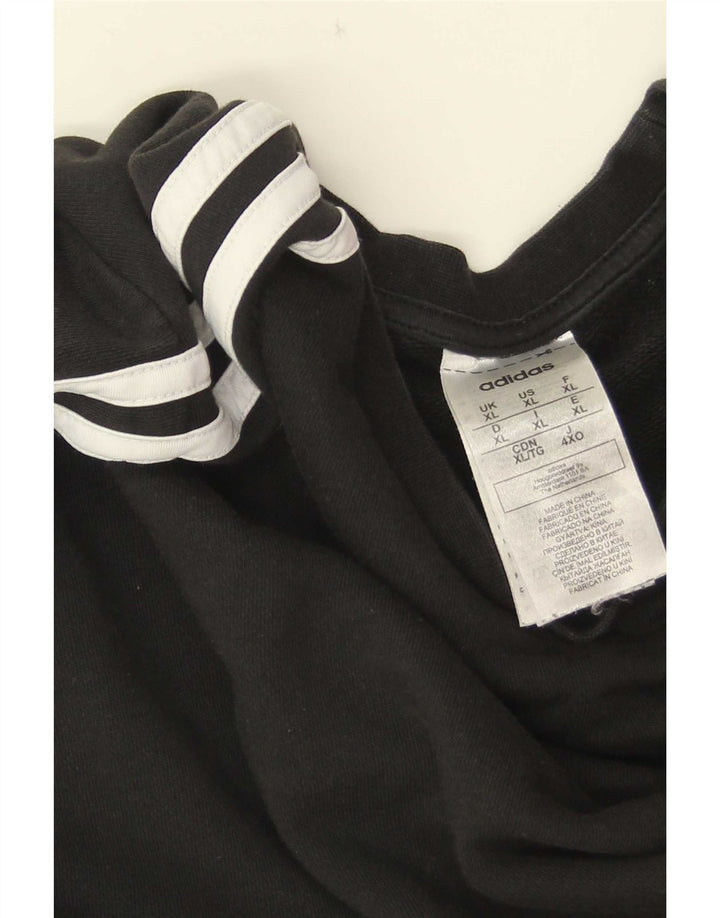 Adidas Męska Bluza Sweter XL Czarna Bawełna