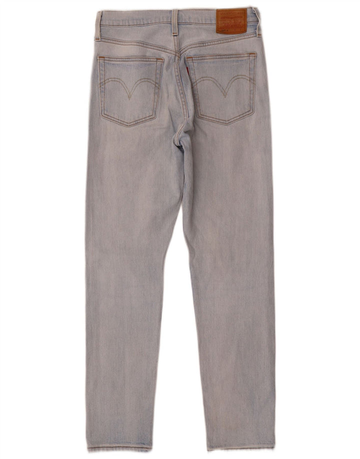 Damskie jeansy Levi's 501 Straight W26 L28 Niebieskie bawełniane