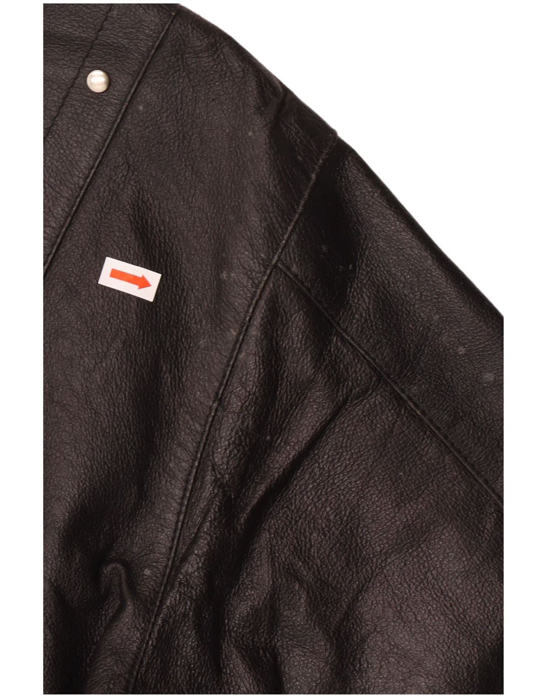 Męska kurtka skórzana ESCO IT 52 XL, czarna skóra