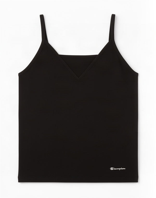 Champion Womens Crop Cami Top UK 14 Large Black