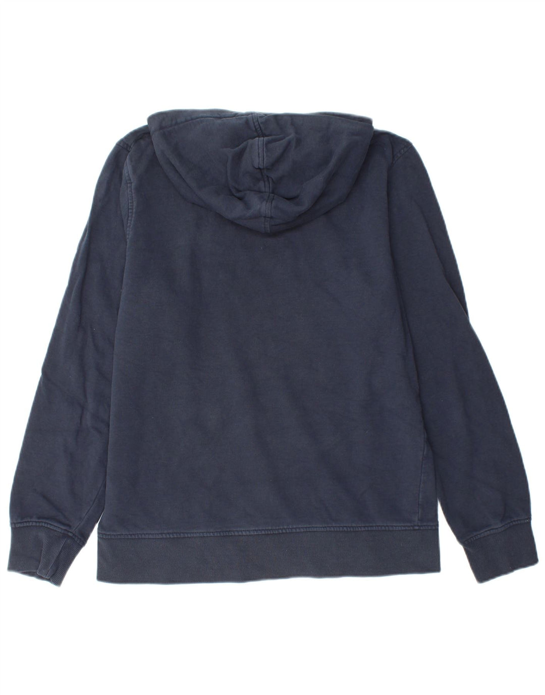 Męski sweter z kapturem i grafiką JACK & JONES, średni granatowy, bawełniany