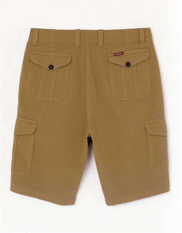 Męskie spodenki cargo Carrera W33, średnia bawełna khaki