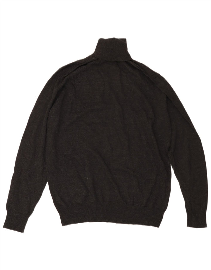 Męski sweter z golfem Zara XL, czarny