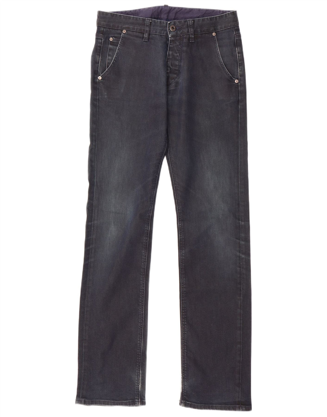 Męskie proste dżinsy Massimo Dutti EU 40 Medium W31 L34 Granatowa bawełna