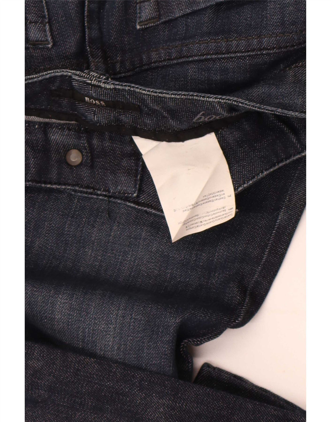 Damskie jeansy Bootcut Hugo Boss W27 L28 Granatowe, bawełniane