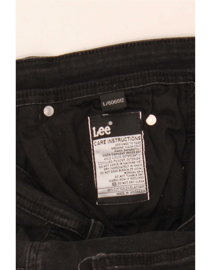 Damskie spodenki jeansowe Lee, duże, W32, czarne, bawełniane