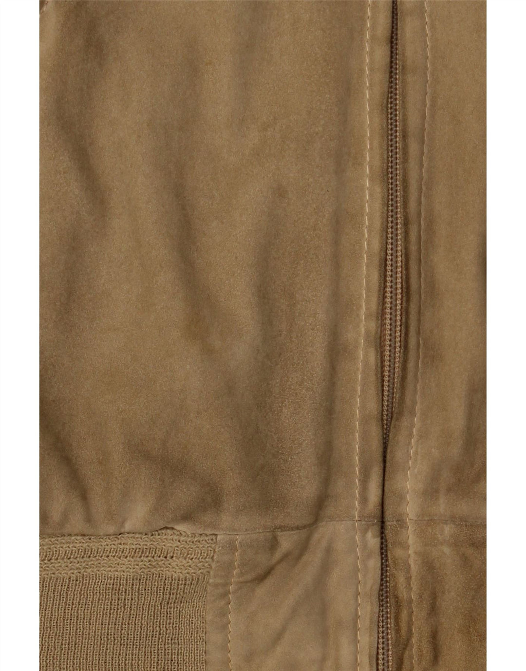 Vintage męska zamszowa kurtka bomber UK 38 średni beż