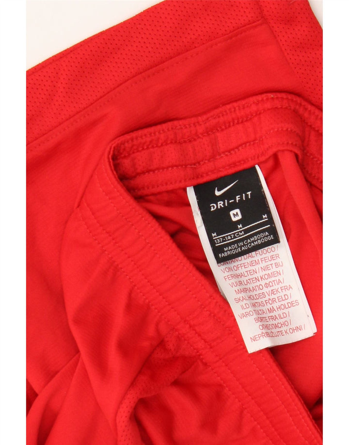 Chłopięce spodenki sportowe Nike Dri Fit 10-11 lat, średni czerwony poliester