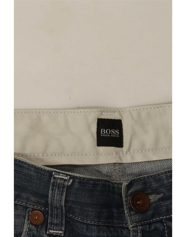 Męskie luźne dżinsy Hugo Boss W36 L27 Niebieskie
