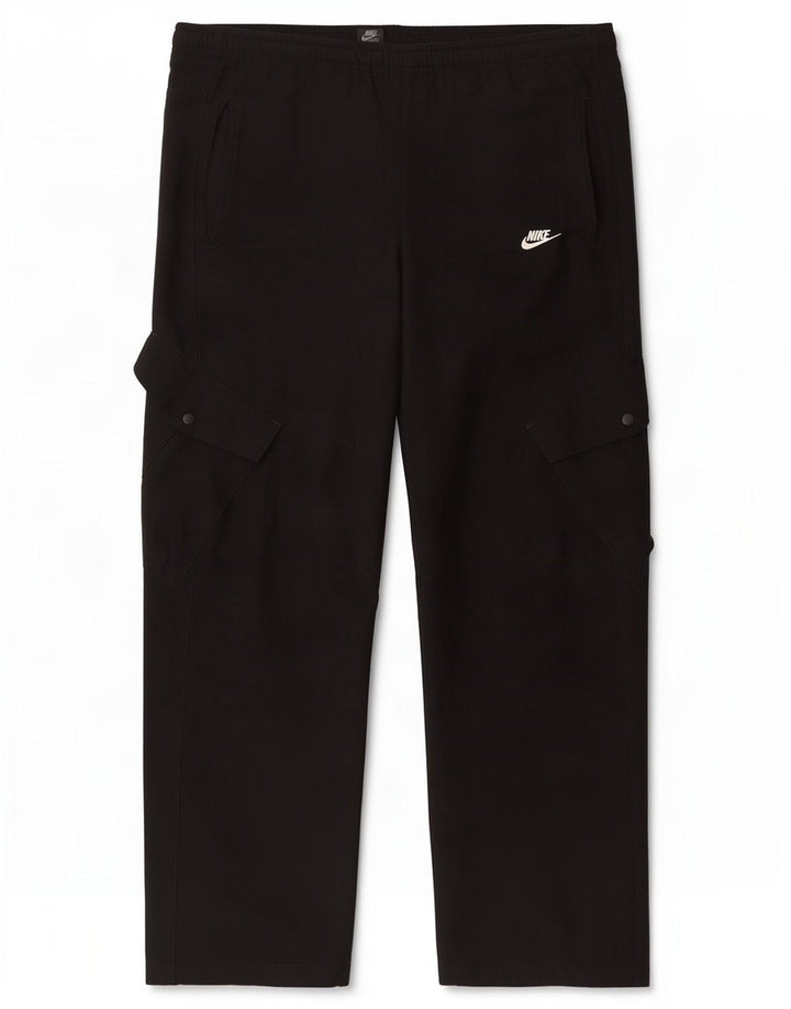 Męskie spodnie dresowe Nike Cargo, średni czarny poliester
