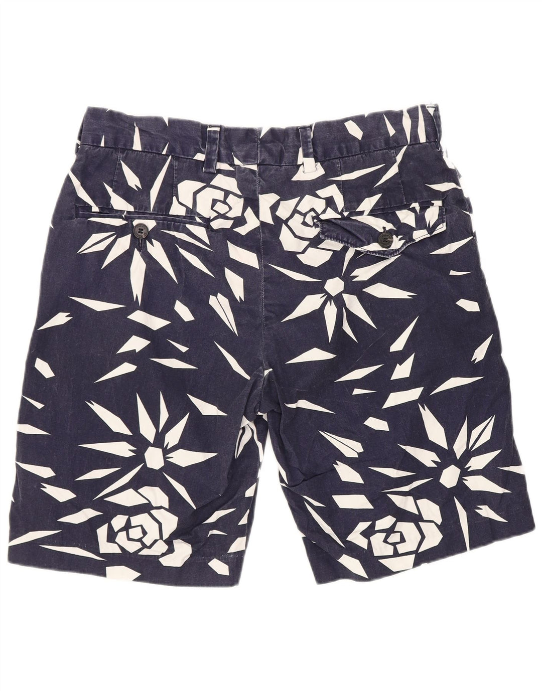 Męskie spodenki Chino French Connection W30 Średnioniebieski, geometryczny, bawełniany