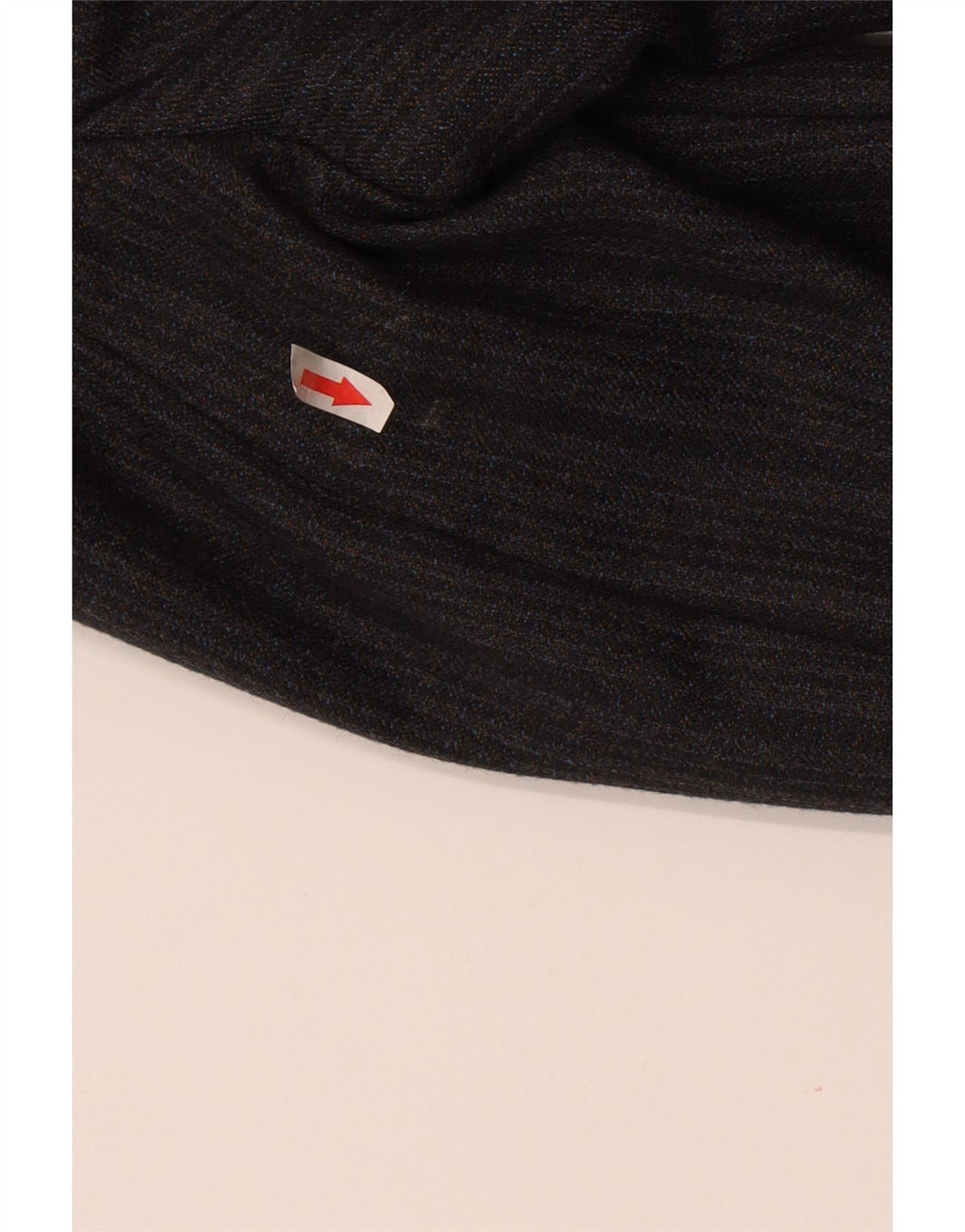 Vintage męska marynarka zapinana na 2 guziki UK 44 2XL Szary terylen w paski