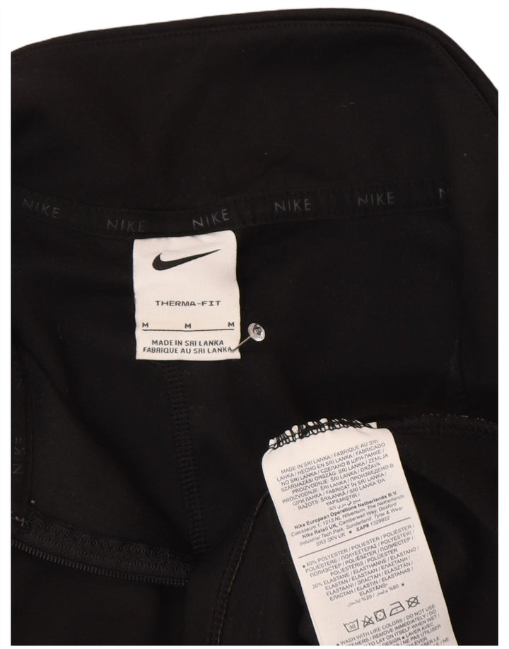 Damski dres Nike Therma-Fit z zamkiem błyskawicznym na szyi, UK 14, średni czarny