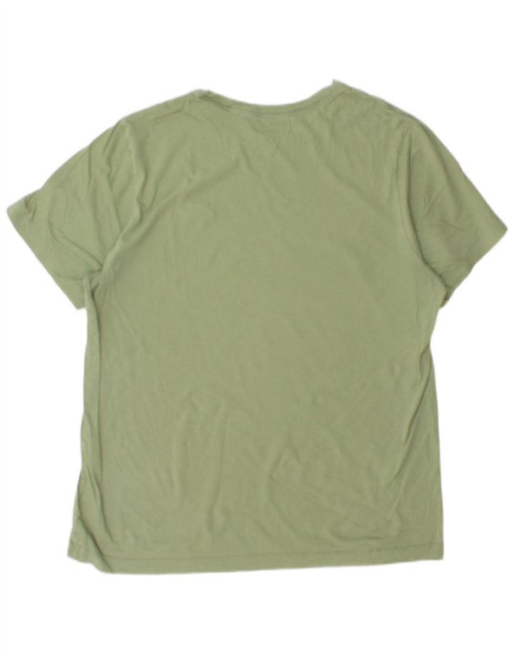 T-shirt męski Nike, duży, zielony, bawełniany
